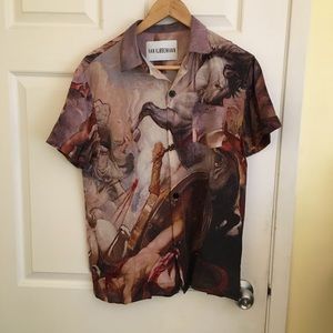 Han Kjobenhavn Printed Short-Sleeve